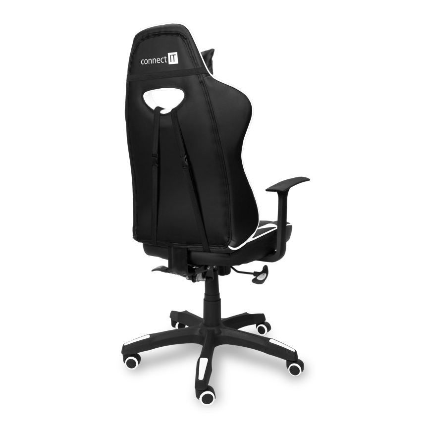 CONNECT IT CGC-0700-WH - Καρέκλα gaming LeMans Pro μαύρο/λευκό