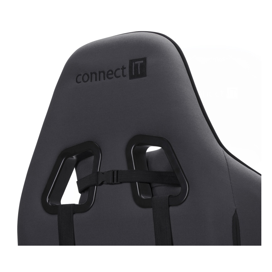 CONNECT IT CGC-1200-GY - Καρέκλα gaming Monaco Pro γκρι/μαύρο