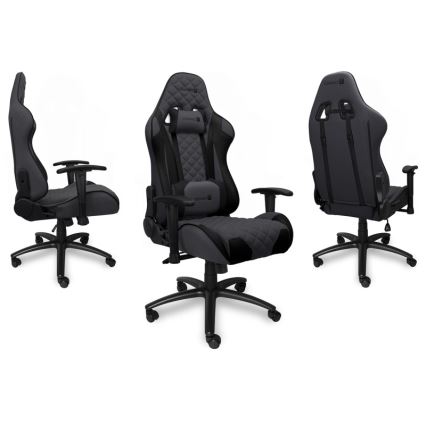 CONNECT IT CGC-1200-GY - Καρέκλα gaming Monaco Pro γκρι/μαύρο