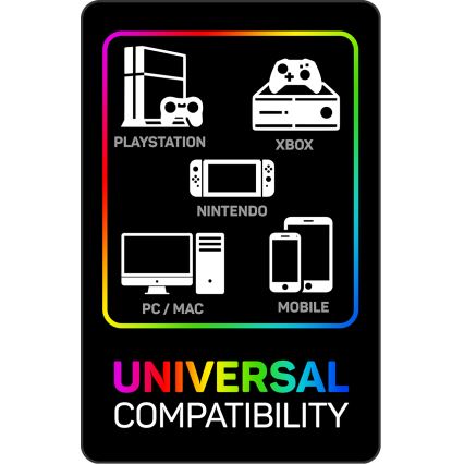 CONNECT IT CHP-3595-BK - LED RGB Ενσύρματα ακουστικά για gaming με μικρόφωνο μαύρο