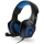 CONNECT IT CHP-5500-BL - LED Ενσύρματα ακουστικά για gaming με μικρόφωνο μαύρο/μπλε