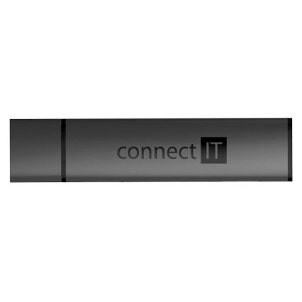 CONNECT IT CHU-4060-AN - Διανομέας USB-A με αναγνώστη καρτών μνήμης 4 σε 1