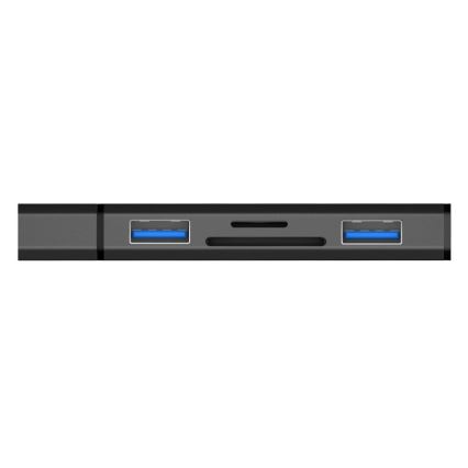 CONNECT IT CHU-4060-AN - Διανομέας USB-A με αναγνώστη καρτών μνήμης 4 σε 1