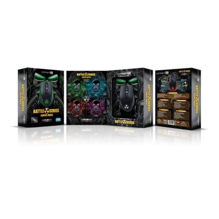 CONNECT IT CI-1128 - LED Ενσύρματο ποντίκι gaming 1000/1200/1600/3200 DPI μαύρο