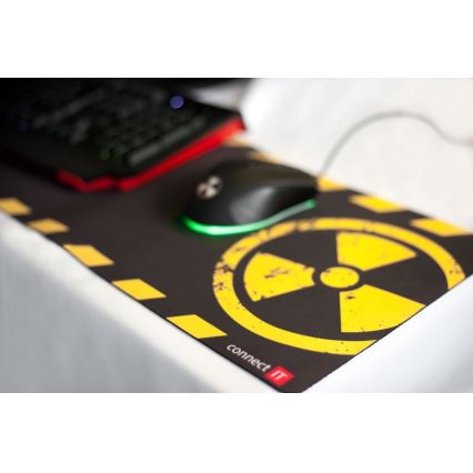 CONNECT IT CI-1128 - LED Ενσύρματο ποντίκι gaming 1000/1200/1600/3200 DPI μαύρο