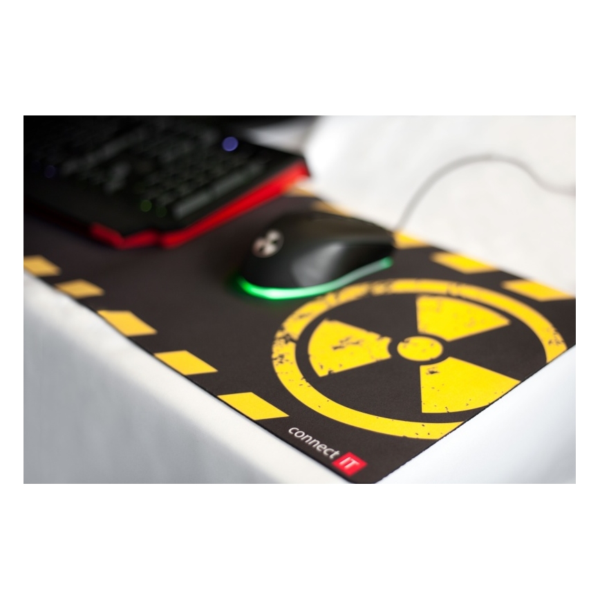 CONNECT IT CI-1128 - LED Ενσύρματο ποντίκι gaming 1000/1200/1600/3200 DPI μαύρο