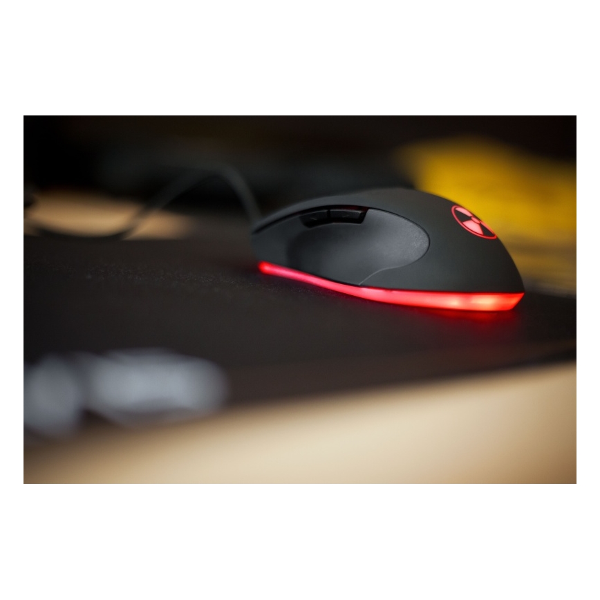 CONNECT IT CI-1128 - LED Ενσύρματο ποντίκι gaming 1000/1200/1600/3200 DPI μαύρο