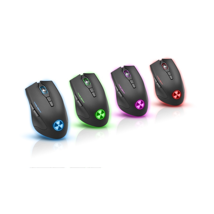 CONNECT IT CI-1128 - LED Ενσύρματο ποντίκι gaming 1000/1200/1600/3200 DPI μαύρο