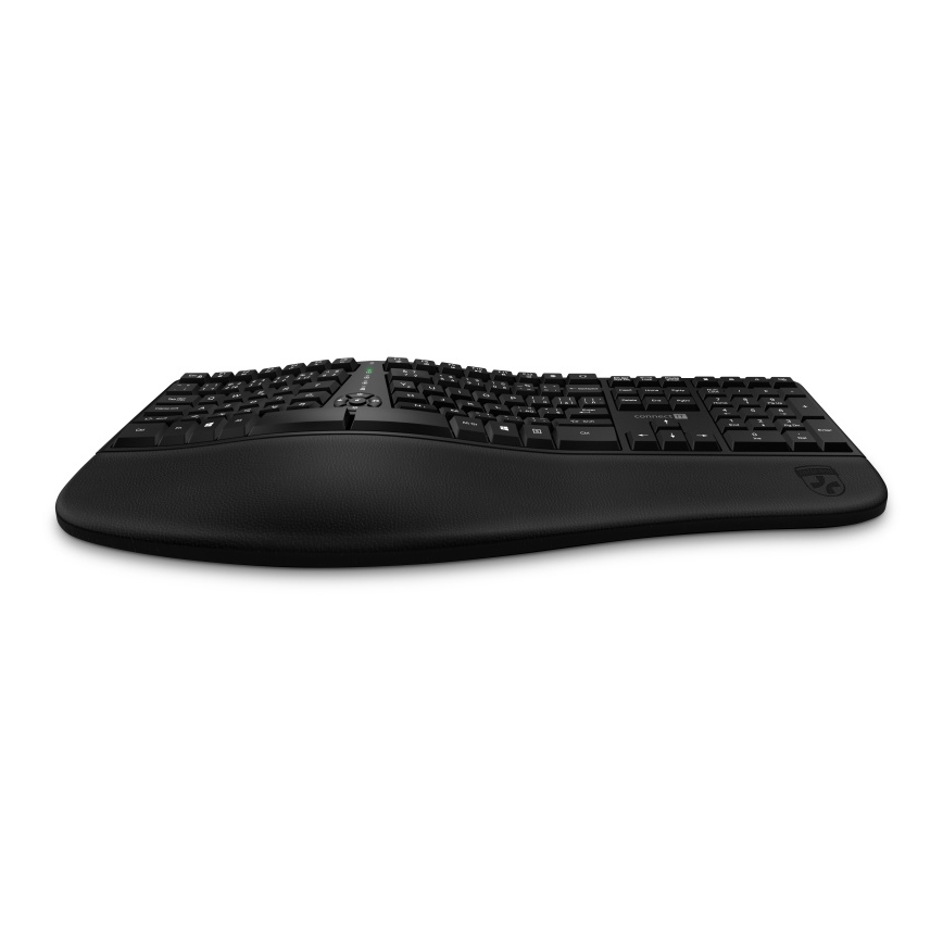 CONNECT IT CKB-2800-CS - Εργονομικό ασύρματο πληκτρολόγιο με τοπική προσαρμογή CZ/SK μαύρο