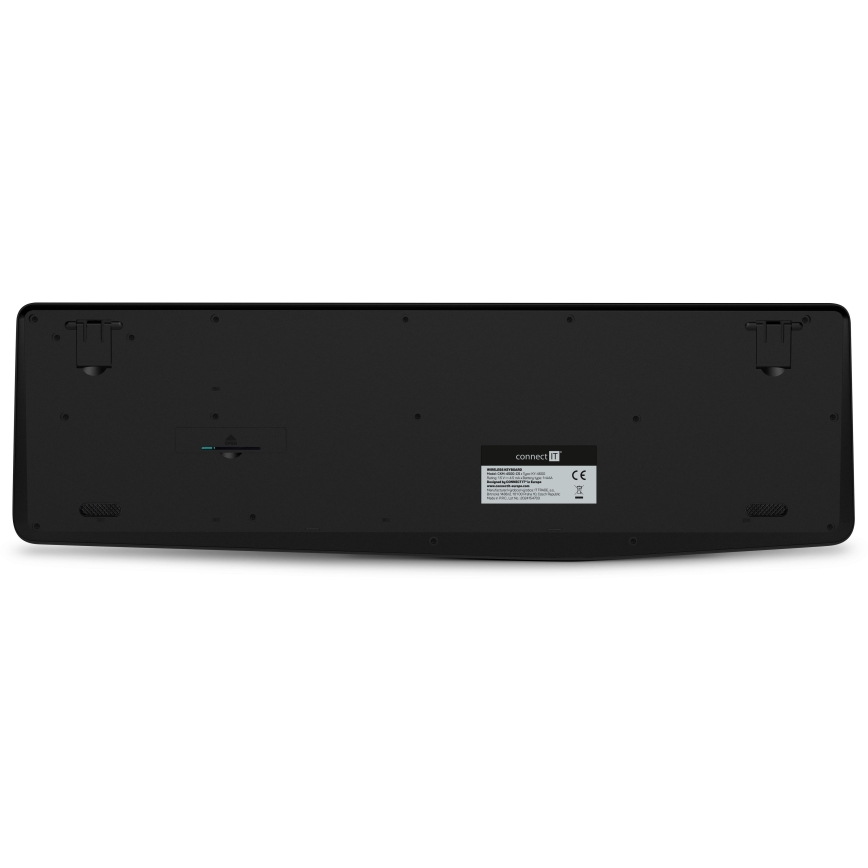 CONNECT IT CKM-4500-CS - Ασύρματο πληκτρολόγιο και ποντίκι 1000 DPI με τοπική προσαρμογή CZ/SK 1xAAA + 1xAA μαύρο