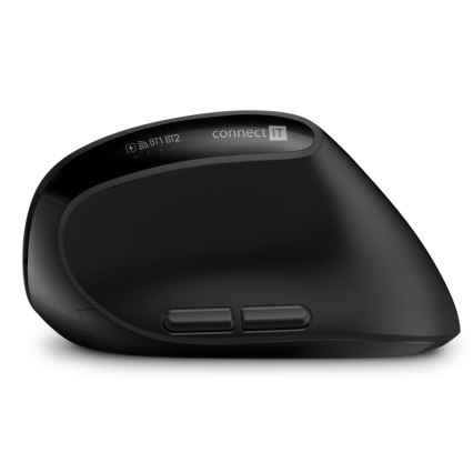 CONNECT IT CKM-6010-CS - Εργονομικό ασύρματο πληκτρολόγιο και ποντίκι 800/1200/1600/2400 DPI με τοπική προσαρμογή CZ/SK 1xAA + 2xAAA μαύρο