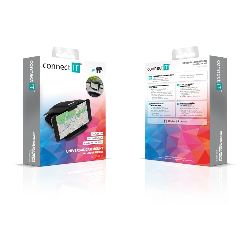 CONNECT IT CMC-5010-BK - Βάση κινητού αυτοκινήτου