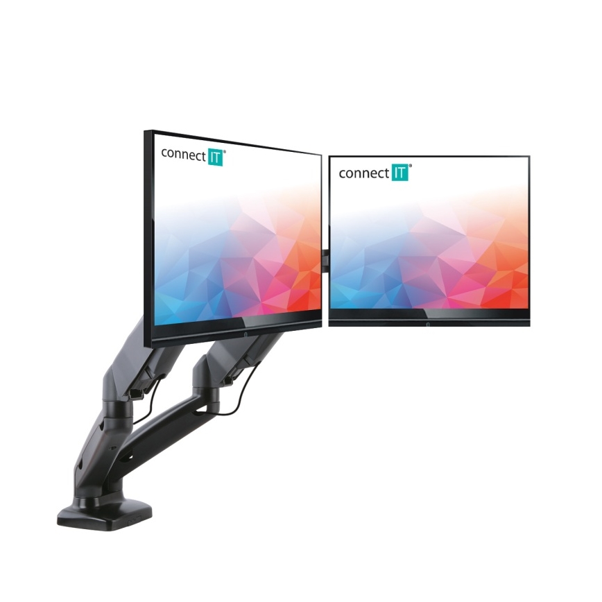 CONNECT IT CMF-3207-BK - Βάση για 2 οθόνες γενικής χρήσης 13-27” μαύρο