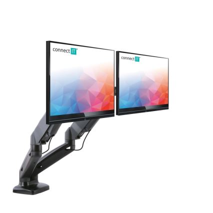 CONNECT IT CMF-3207-BK - Βάση για 2 οθόνες γενικής χρήσης 13-27” μαύρο