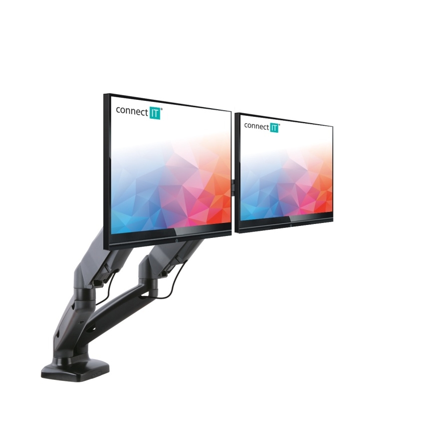 CONNECT IT CMF-3207-BK - Βάση για 2 οθόνες γενικής χρήσης 13-27” μαύρο