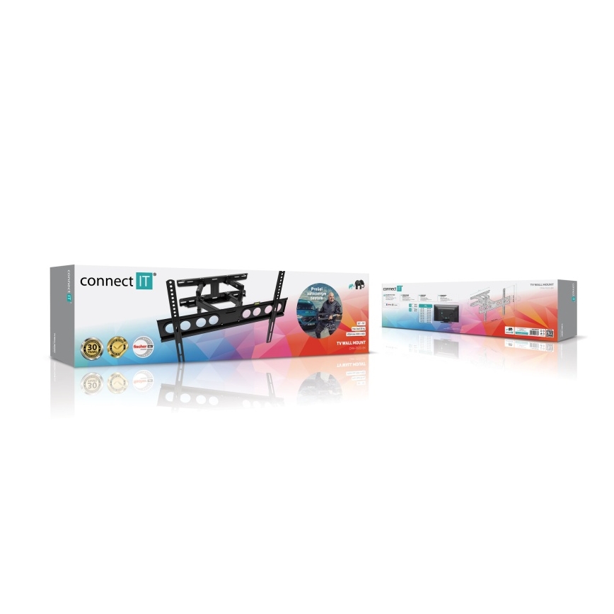 CONNECT IT CMH-7600-BK - Βάση τηλεόρασης τοίχου 32-70” μαύρο