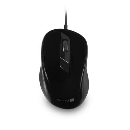 CONNECT IT CMO-1200-BK - Ενσύρματο ποντίκι 1000 DPI μαύρο