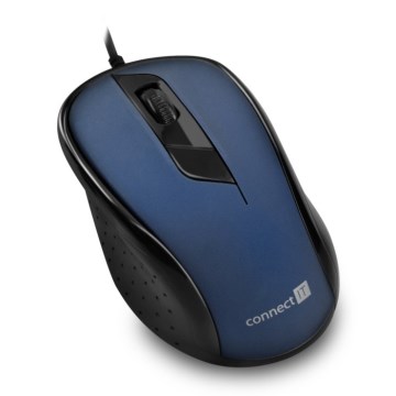 CONNECT IT CMO-1200-BL - Ενσύρματο ποντίκι 1000 DPI μαύρο/μπλε