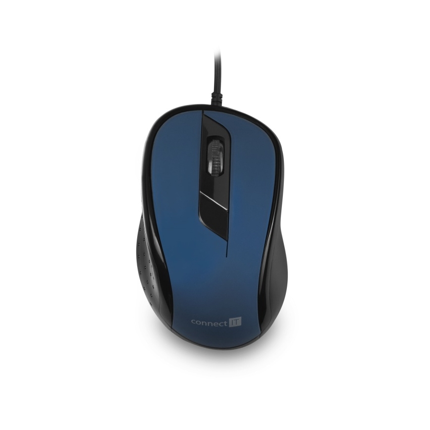 CONNECT IT CMO-1200-BL - Ενσύρματο ποντίκι 1000 DPI μαύρο/μπλε