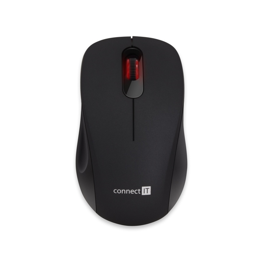 CONNECT IT CMO-2230-BK - Ασύρματο αθόρυβο ποντίκι MUTE 1200 DPI 1xAA μαύρο