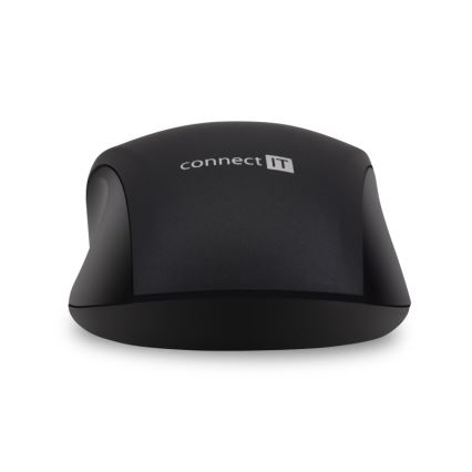 CONNECT IT CMO-2230-BK - Ασύρματο αθόρυβο ποντίκι MUTE 1200 DPI 1xAA μαύρο