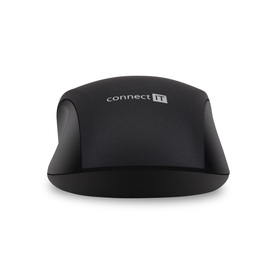 CONNECT IT CMO-2230-BK - Ασύρματο αθόρυβο ποντίκι MUTE 1200 DPI 1xAA μαύρο