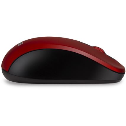 CONNECT IT CMO-2230-RD - Ασύρματο αθόρυβο ποντίκι MUTE 1200 DPI 1xAA μαύρο/κόκκινο