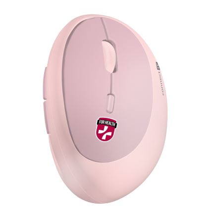 CONNECT IT CMO-2600-PK - Εργονομικό ασύρματο ποντίκι 800/1200/1600 DPI, 1x AA, ροζ