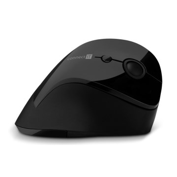 CONNECT IT CMO-2700-BK - Εργονομικό ασύρματο ποντίκι 800/1200/1600 DPI 1xAA μαύρο