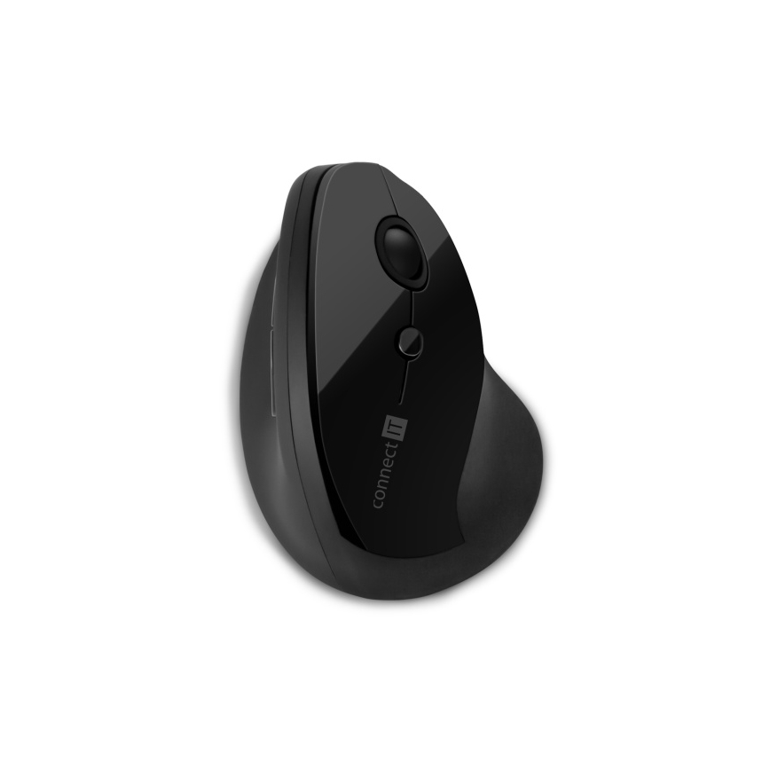 CONNECT IT CMO-2700-BK - Εργονομικό ασύρματο ποντίκι 800/1200/1600 DPI 1xAA μαύρο