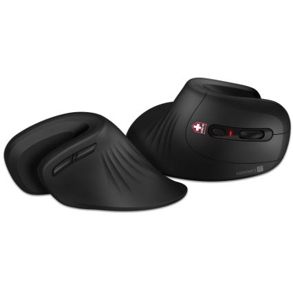 CONNECT IT CMO-2900-BK - Εργονομικό ασύρματο ποντίκι 800/1200/1600 DPI 1xAA μαύρο