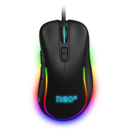 CONNECT IT CMO-3589-BK - LED RGB Ενσύρματο ποντίκι gaming 200-7200 DPI μαύρο