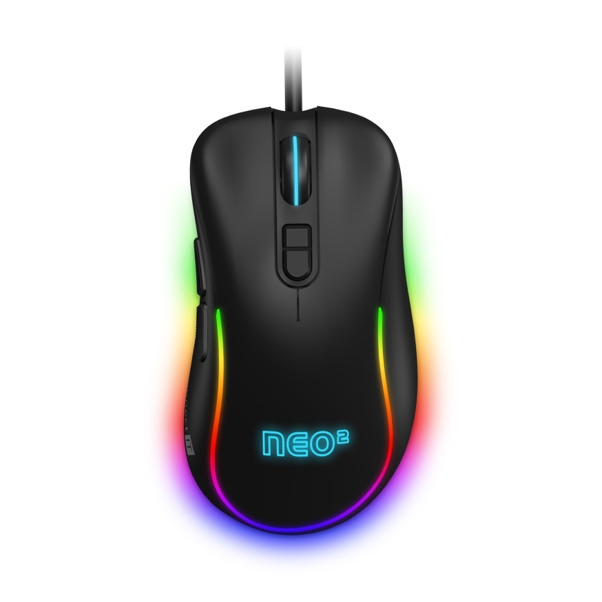 CONNECT IT CMO-3589-BK - LED RGB Ενσύρματο ποντίκι gaming 200-7200 DPI μαύρο