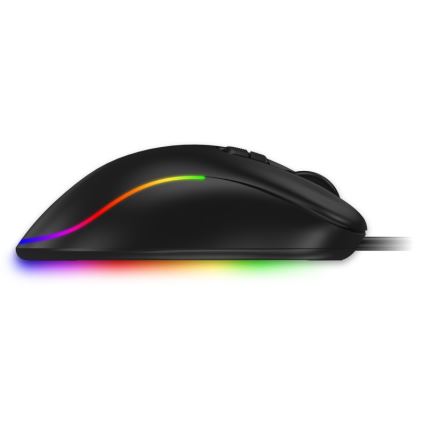 CONNECT IT CMO-3589-BK - LED RGB Ενσύρματο ποντίκι gaming 200-7200 DPI μαύρο