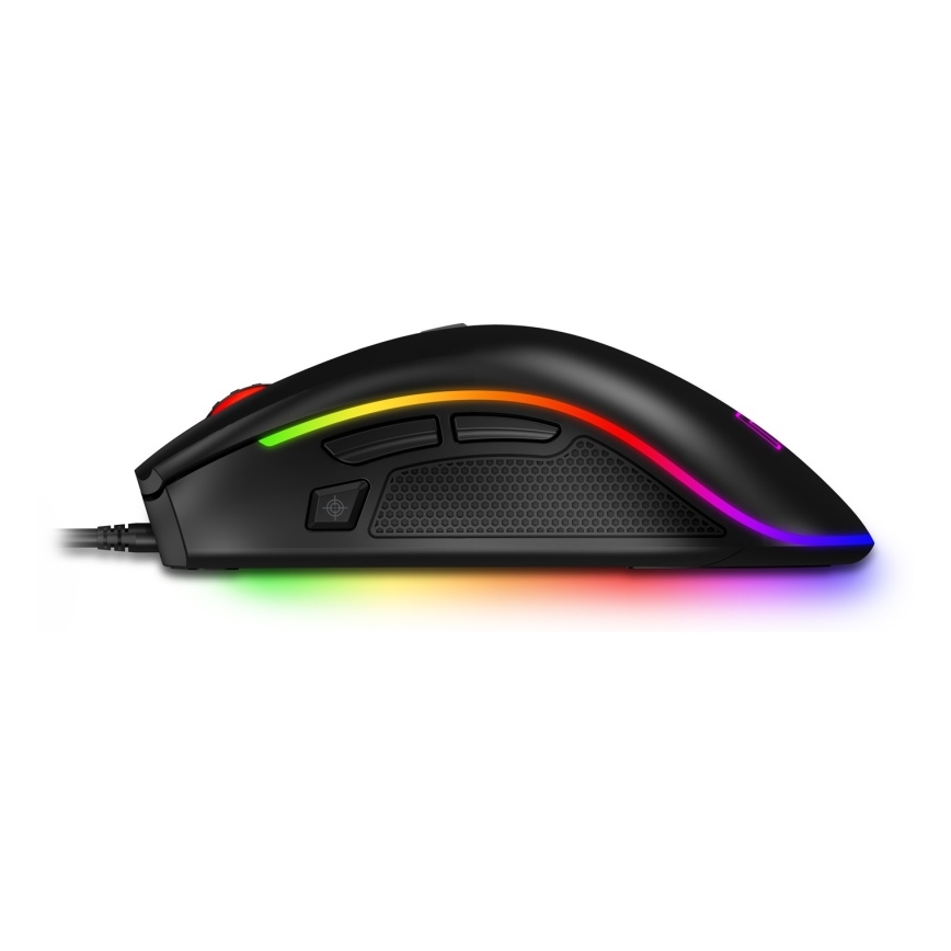 CONNECT IT CMO-3591-BK - LED RGB Ενσύρματο ποντίκι gaming 500-7200 DPI μαύρο