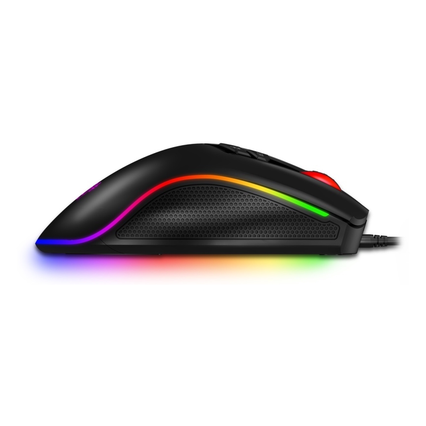 CONNECT IT CMO-3591-BK - LED RGB Ενσύρματο ποντίκι gaming 500-7200 DPI μαύρο