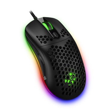 CONNECT IT CMO-5511-BK - LED RGB Ενσύρματο ποντίκι gaming 200-12800 DPI μαύρο