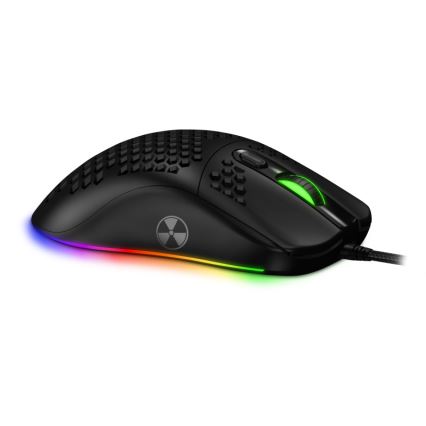 CONNECT IT CMO-5511-BK - LED RGB Ενσύρματο ποντίκι gaming 200-12800 DPI μαύρο