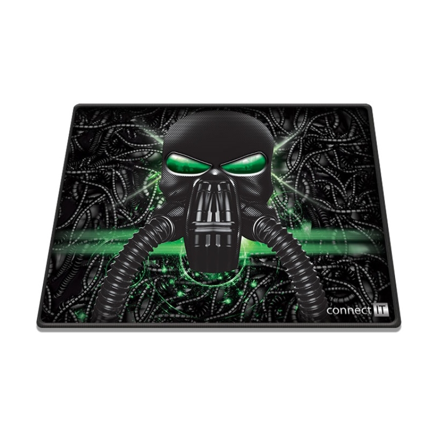 CONNECT IT CMP-1100-SM - Mouse pad 32x24,5 cm μαύρο/πράσινο