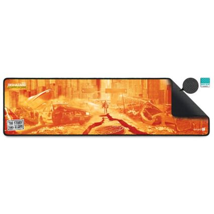 CONNECT IT CMP-1140-LG - Αντιολισθητική βάση για πληκτρολόγιο και ποντίκι 88,6x24,5 cm πορτοκαλί