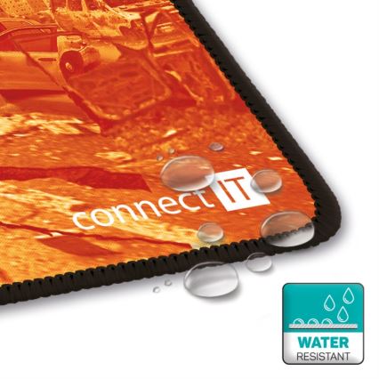 CONNECT IT CMP-1140-LG - Αντιολισθητική βάση για πληκτρολόγιο και ποντίκι 88,6x24,5 cm πορτοκαλί