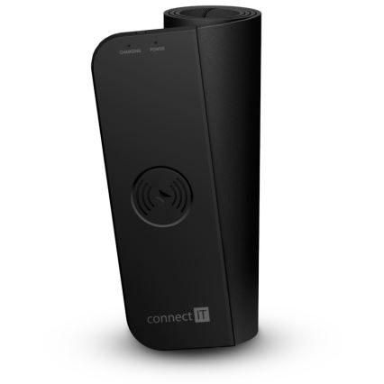 CONNECT IT CMP-2500-LG - Αντιολισθητική βάση για πληκτρολόγιο και ποντίκι with Qi ασύρματη φόρτιση 80x30 cm μαύρο