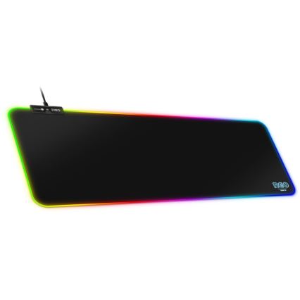 CONNECT IT CMP-3100-LG - Πληκτρολόγιο και ποντίκι για gaming με LED RGB 80x30 cm μαύρο