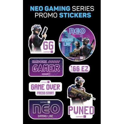 CONNECT IT CMP-3100-LG - Πληκτρολόγιο και ποντίκι για gaming με LED RGB 80x30 cm μαύρο