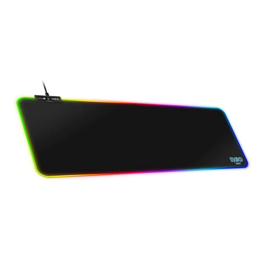 CONNECT IT CMP-3100-LG - Πληκτρολόγιο και ποντίκι για gaming με LED RGB 80x30 cm μαύρο