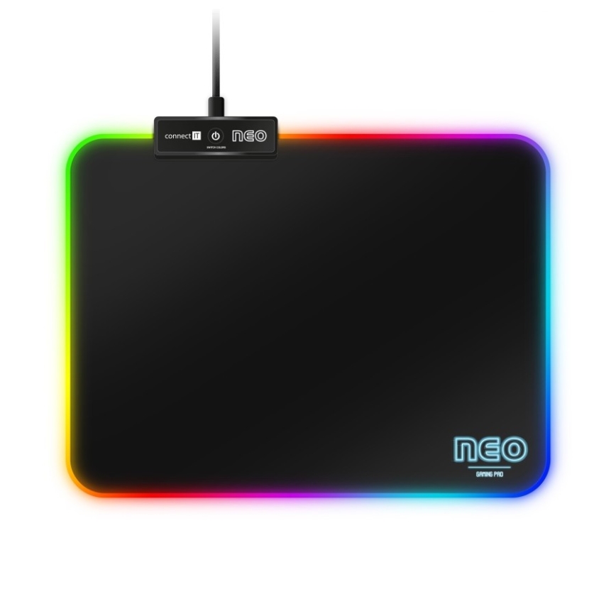 CONNECT IT CMP-3100-SM - LED RGB Gaming Mouse Pad 32x24,5 cm μαύρο