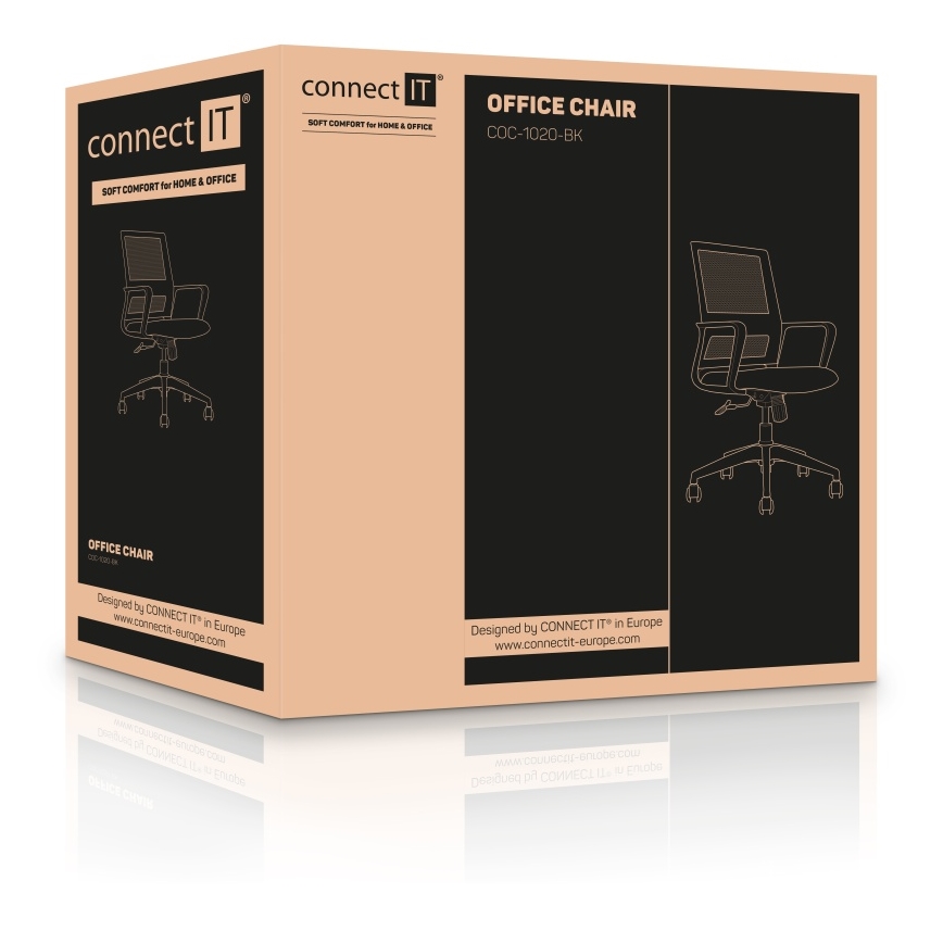 CONNECT IT COC-1020-BK - Γραφείο καρέκλα ForHealth AlfaPro μαύρο