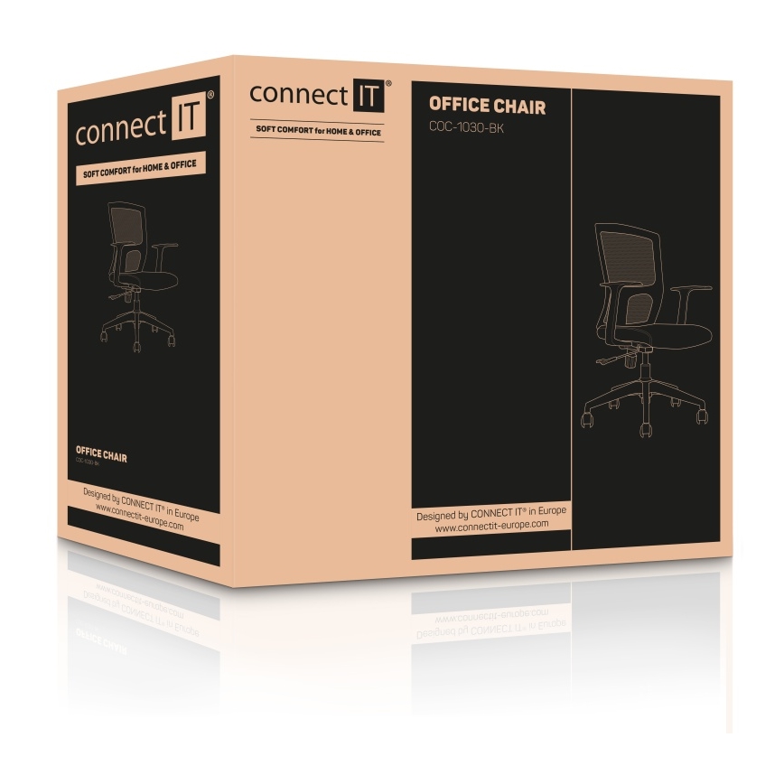 CONNECT IT COC-1030-BK - Καρέκλα γραφείου ForHealth BetaPro μαύρο