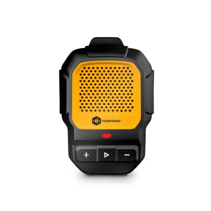 CONNECT IT HSP-1010-BK - Ασύρματο ηχείο με ενσωματωμένο μικρόφωνο ClipBEAT 2W/5V 560 mAh IPX7 μαύρο/κίτρινο