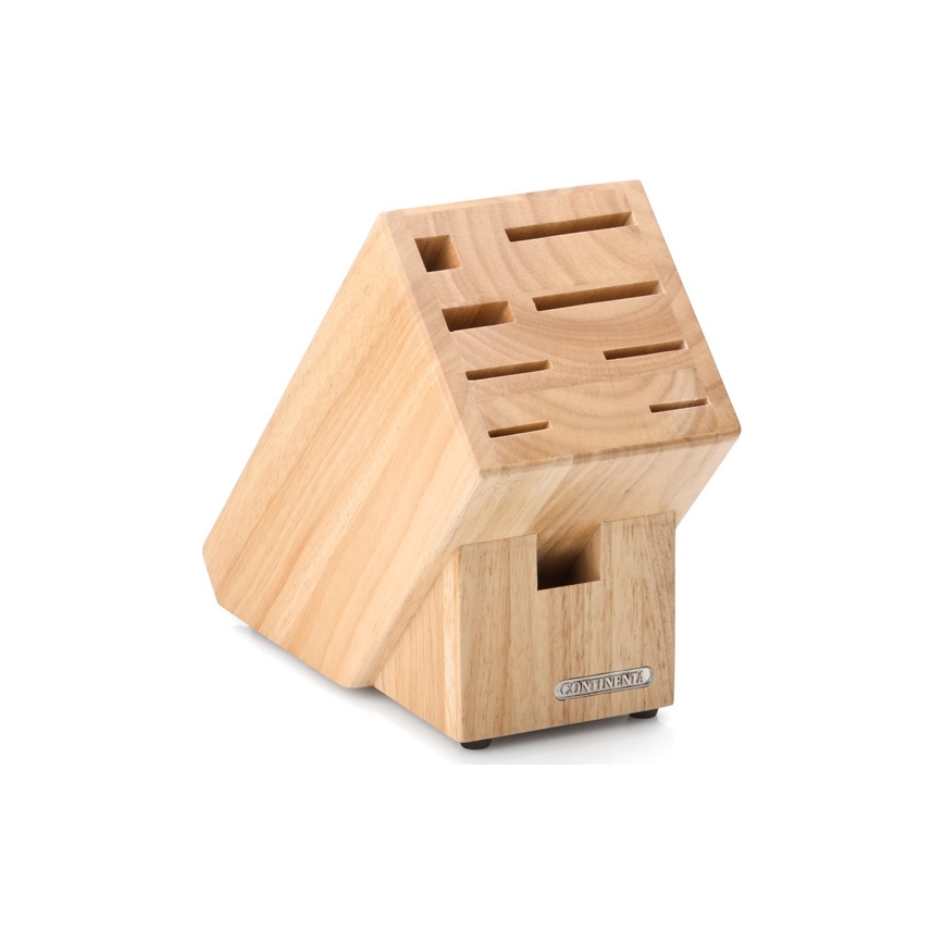 Continenta C30514 - Βάση μαχαιριών 22x11,5x22 cm ξύλο καουτσουκόδεντρου